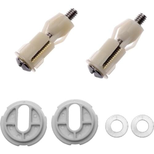2Pcs Toilet Seat Bolts Hinges Screws Bathroom Nut WC Hole Fixing Fit Kits Screw DIY Repair Tools Universal Replacement Hardware