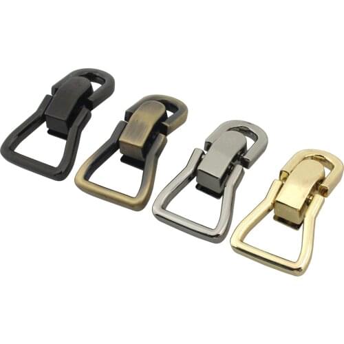 2pcs Fashion Metal Bag Side Edge Hang Buckle Durable Clip Buckle for Leather Craft Bag Strap Belt Handle Shoulder Accessories