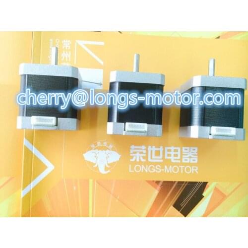 3PCS Nema17 stepper motor 75OZ-IN 2.5A, 48mmlength, Pin Lead with flat shaft CNC MILL/ 3D Printer --longs motor