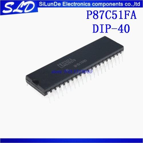 Free Shipping 2pcs/lot P87C51FA P87C51 DIP-40 new and Original IN STOCK