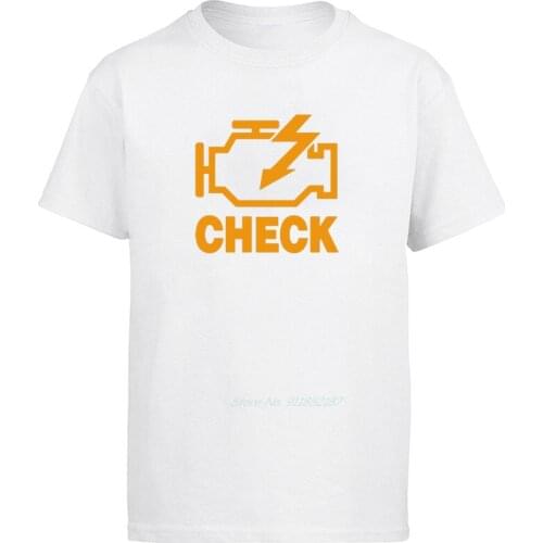 Mechanic Auto Repair Check Engine Light T-Shirt Funny Birthday Gift For Men Daddy Father Short Sleeve T Shirt Tee