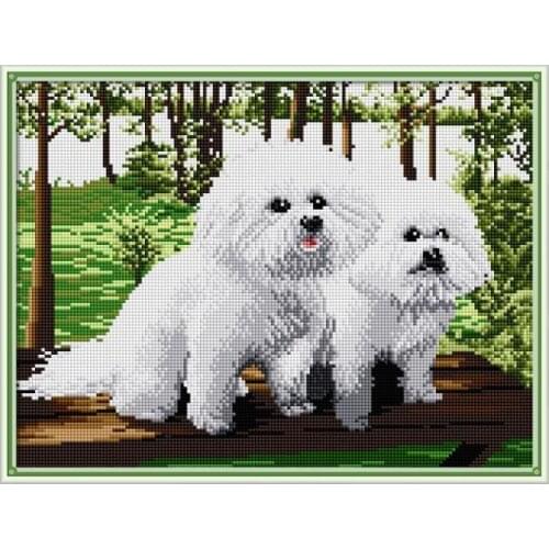 Panda dags Diamond painting cross stitch kit Square Round Drill stitching embroidery DIY handmade needlework