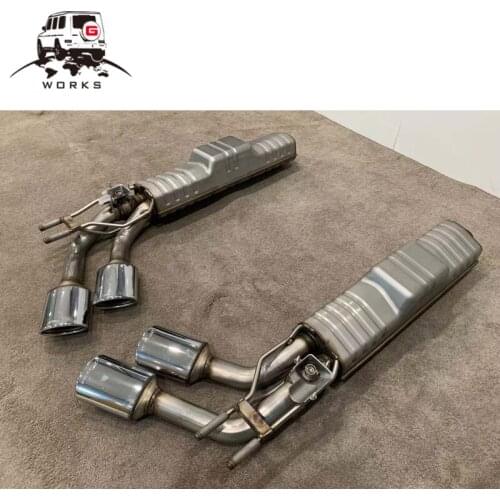 Excellent Fitment Stainless Steel G class W464 W463A G63 G500 TI style car accessories exhaust system