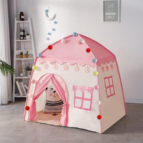 Childrens Tent Game House Indoor Princess House Toys for Little Girls Castle Baby Sleeping Game House Bed Separation Artifact