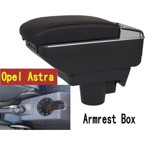 For OPEL ASTRA armrest box central Store content box with cup holder ashtray USB 2011 ASTRA armrests box