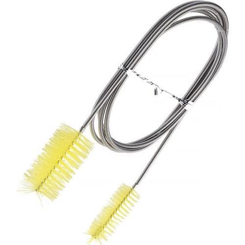 Aquarium Cleaning Brush Double-ended Fishtank Filter Water Inlet Tube Hose Pipe Cleaning Brush
