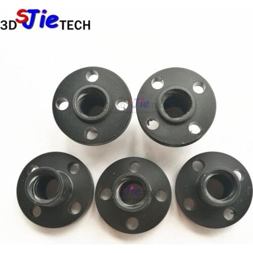 TR8 lead screw POM nut T type screw nut T8x2/tr8x4/TR8x8 lead screw nut Smooth for CNC 3D printer DIY parts