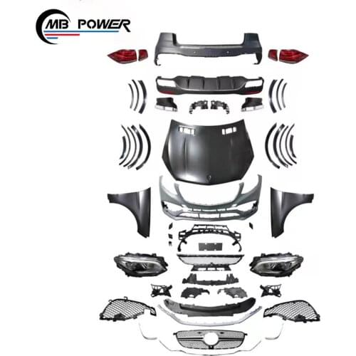 Exterior Body Parts For Ml Class Gle Class X166 Bodykits Cars With Front Bumper Rear Bumper Headlight Taillamp