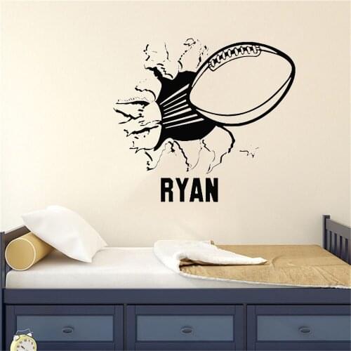 Volleyball Wall Sticker Sport Netball Woman Fitness Vinyl Window Decal Girls Bedroom Stadium Interior Decor Removable Mural PW71