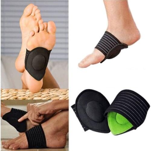 1 Pair Run-up Pad Absorb Shock Non-Slip Sole Foot Arch Support Plantar Fasciitis Heel Pain Aid Fitness Protective Pad