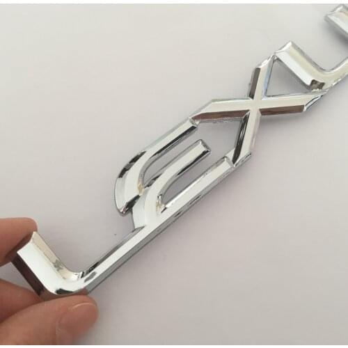 1pcs ABS car Letter Rear trunk Decals Emblem badge sticker Decal styling auto Accessories