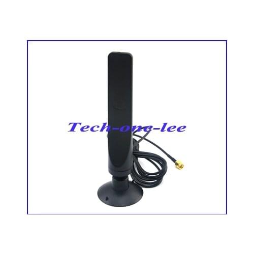 10 pieces/lot 5.8Ghz 2.4Ghz Antenna 10dbi Omni dual-band Antenne with RP SMA male Connector Free Shipping