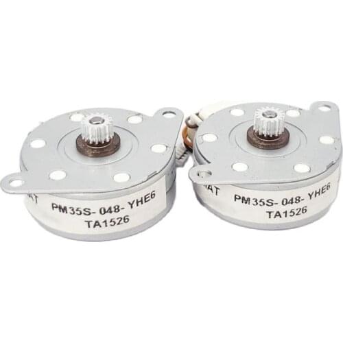 2 Phase 4 Wire 35 Motors Stepper Motor With 16 Gears PM35S-048 Permanent Magnet Stepper Motor Used in Industrial Equipment, Cars