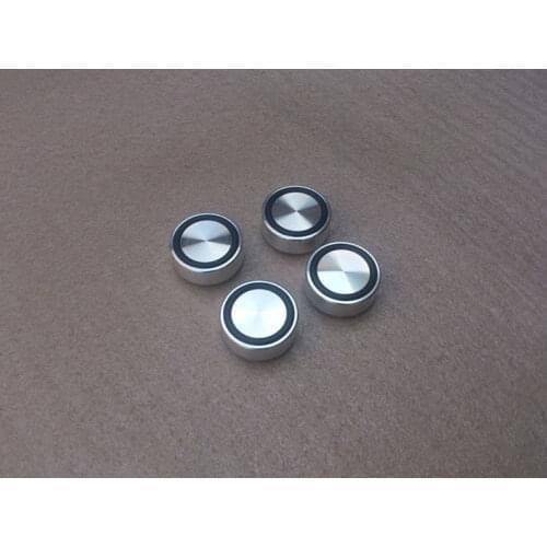 ZEROZONE NEW 4pcs aluminum machine feet --full silver Diameter: 39mm, high: 17mm