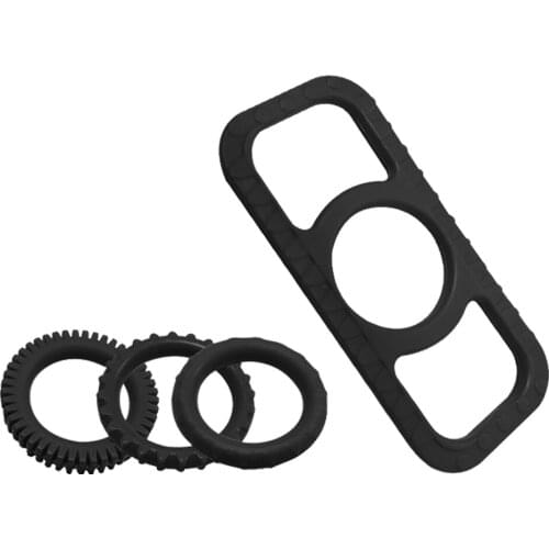 4pcs Silicone Cock Rings Delay Ejaculation Penis Ring Reusable Penis Erection Cock Rings Durable Rubber Rings Sex Toys For Men