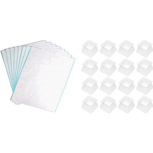 48Pcs Furniture Silicone Protection Cover with 8Pcs Cat Scratching Tape Deterrent Anti Scratch Durable Sticker