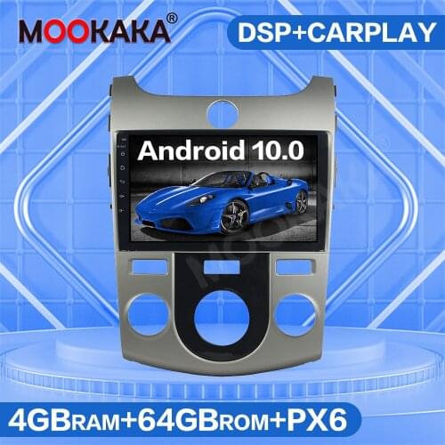 4G SIM LTE Android 10.0 64G Car GPS Navigation Radio For Kia CERATO/FORTE 2009-2012 Audio Head Unit Auto Stereo Multimedia Playe