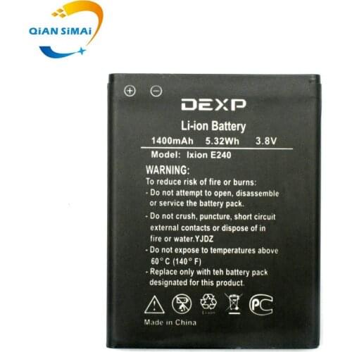 5PCS New 100% high Quality Ixion E240 E 240 Battery for Dexp Ixion E240 Mobile Phone + Tracking Number
