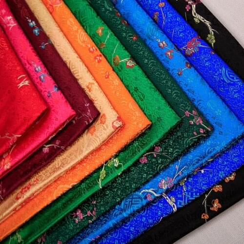 50*75cm jacquard fabric for kimono dress satin fabric DIY fabric for beauty bag