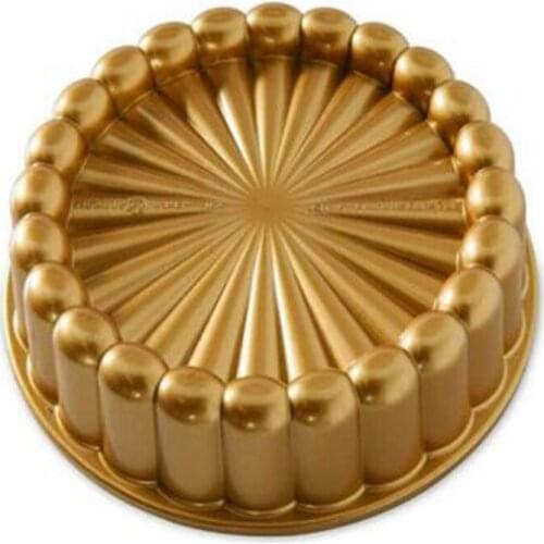 Promotion! Charlotte Cake Pan, One Size, Gold Thanksgiving Christmas Family Cake Mold