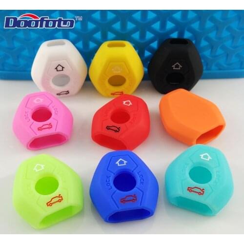 Car Key Cover Case For BMW X3 X5 Z3 Z4 3 5 7 SERIES E38 E39 E46 E83 Silicone Key Remote Case Fob Protective Auto Accessories