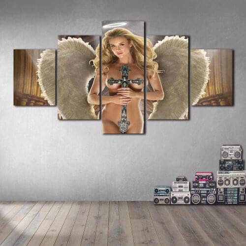 Joanna Krupa Sesje Canvas Paintings on The Wall Art Posters and Prints Nordic Decorative Picture for Living Room No Frame