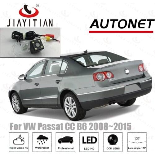 JIAYITIAN RearView Camera For Volkswagen VW Passat CC B6 2008~2015 Magotan CCD Night Vision license plate camera backup camera