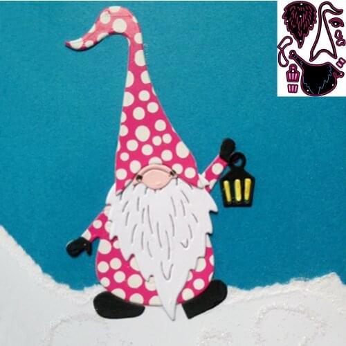 Christmas New data of Santa Claus Metal cutting Mould embossing scrapbook template process cutting dice for diy handmade cards