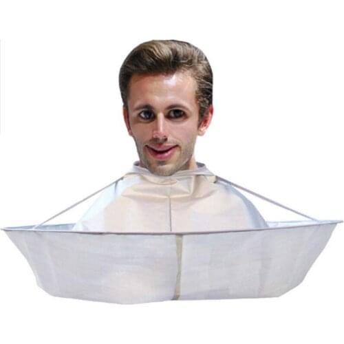 AYEVIN DIY Hair Cutting Cloak Umbrella Cape Cutting Cloak Wrap Shave Apron Hair Barber Protector Gown Cover Household Cleaning