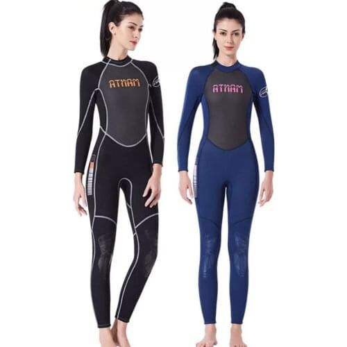 3MM neoprene long sleeve one-piece wetsuit for women wet suit diving clothing,surf,rash guard swimwear