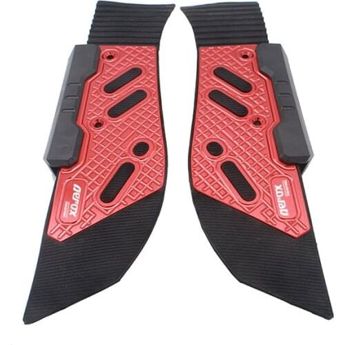 2PCS Modified Motorcycle Footrest Foot Rest Mat Plate Pad For Yamaha NVX155 Aerox155 Aerox 155 2020-2021 Motocycle Accessories