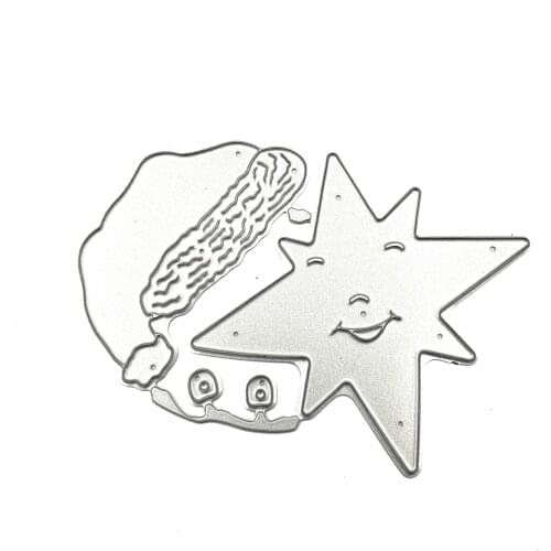 Cutting dies die Hat star metal printing craft paper relief DIY embossed Easter New Year Valentines Day