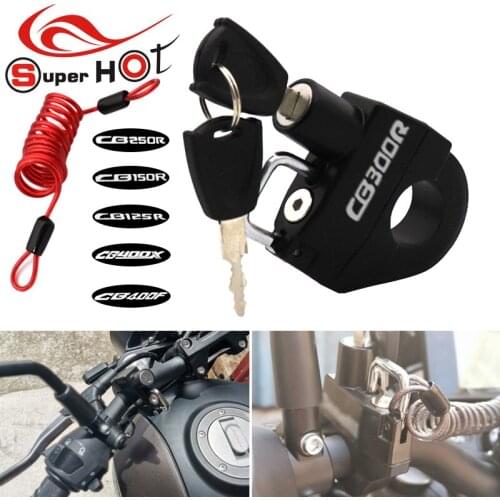 Motorcycle Accessories Anti-theft Helmet Lock Security for HONDA CB300R CB250R CB150R CB125R CBR600RR CBR1000RR F5 CBR300R