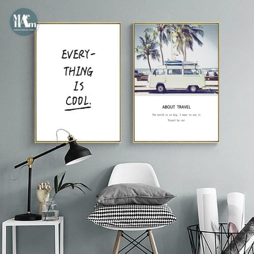 Nordic Green tropical plant wall art Canvas posters Painting Prints Landscape Picture for Living Room Morden art Home Decor