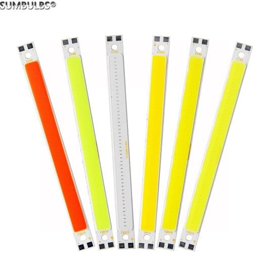 SUMBULBS 120mm 12V COB LED Strip Light source Emitting Diode Lighting bulb 10W LED Lamp COB Chip for DIY Lamp