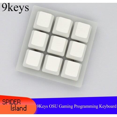 New OSU! Keyboard 9 Keys Gaming Keyboard Mechanical Macro with Software Setting defination Programming Shortcut Outemu Hot swap