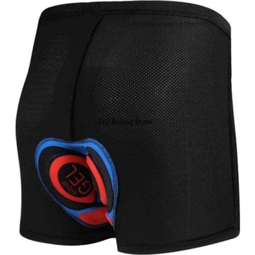 Unisex Black Bicycle Cycling Solid Comfortable Underwear Sponge Gel 3D Padded Bike Pants Cycling Shorts Bicycle Cycling Equipmen