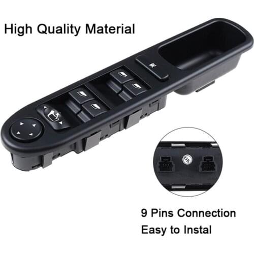 Window Lifting Controller Replacement Window Control Switch Car Accessories Window Lifter Power Switch for 307