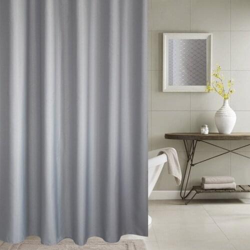 High Quality Shower Curtain Bathroom Curtain, Waterproof And Mildew Proof, Thick Waffle Lattice Polyester Fabric 1 Piece