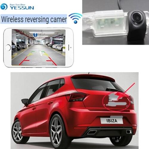 YESSUN car wireless Rear view Camera For SEAT Ibiza 6L 6J SC MK3 MK4 MK5 2002~2019 car CCD Night Vision Reverse hd Camera