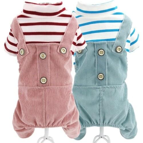 Winter Pet Dog Jumpsuit Autumn Winter Pet Four-legged Clothes for Small Medium Dogs Pet Yorkie shih tzu Clothing Dog Apparel