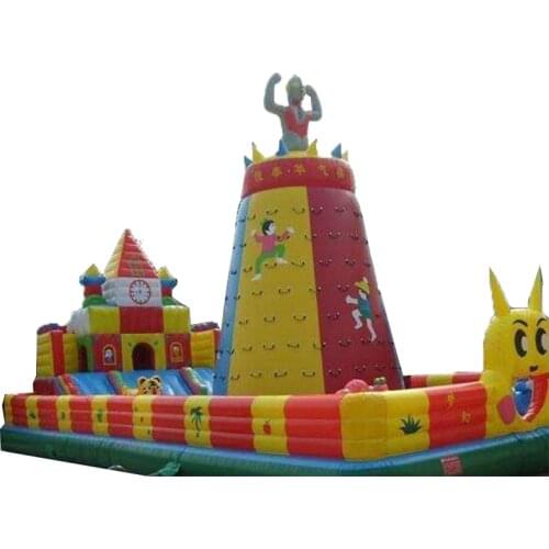 0.55mm PVC inflatable sport games inflatable climbing wall / inflatble climbing