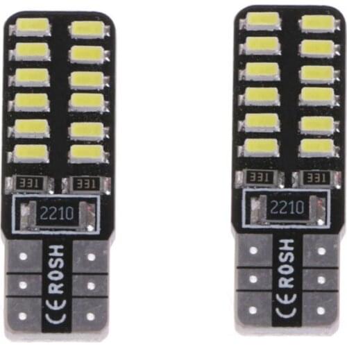 10pcs T10 canbus led 24led 3014smd t10 Led Canbus Car Smd Light w5w led 194 t10 24smd canbus led Bulb 9449