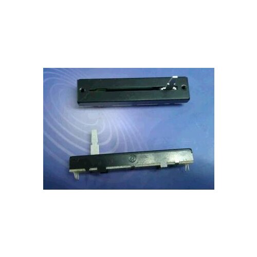 2PCS DJ 7.3 cm straight push rod fader potentiometer Switch B10KX2 long axis 15MM