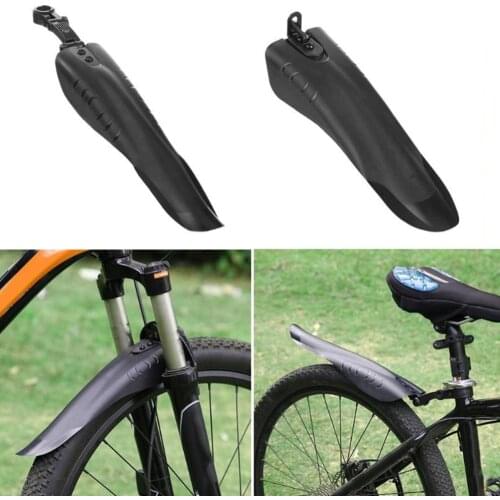 2Pcs Bicycle Mudguard Set MTB Bike Fender Mud Guards Wings For Cycling Front Rear Fenders Easy To Assemble Lightest