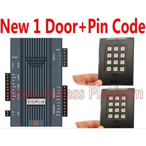 2020 year 1 Door Access Controller+TCP/IP Net Controller board and Password/keypad pin-code+EM ID access reader kit