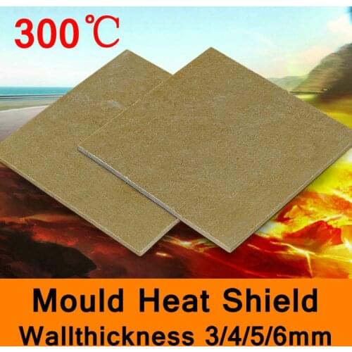 300 Degree Centigrade Mold Mould Heat Shield Glass Fibre Sheet High-temperature Plate Insulating Base Board 3mm 4mm 5mm 6mm Wall