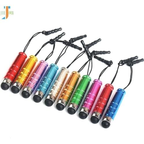 3000pcs/lot Portable Metal Stylus Bullet Touch Pen for Ipod/ipad Iphone for Samsung for Tablet Pc Universal