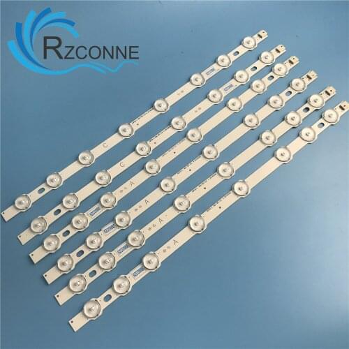 374mm 8 LED Backlight Lamp strip For Hitachi 42" TV Innotek 42FHD-L NDV REV0.2 42HXT12U VES420UNDL-N01 42HXT12U LED42F7275