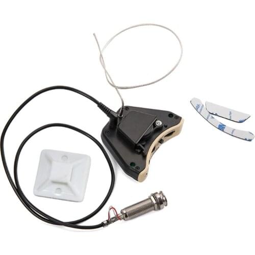 Acoustic Guitar Soundhole Preamp Piezo 3 Band Pickup Eq With Microphone